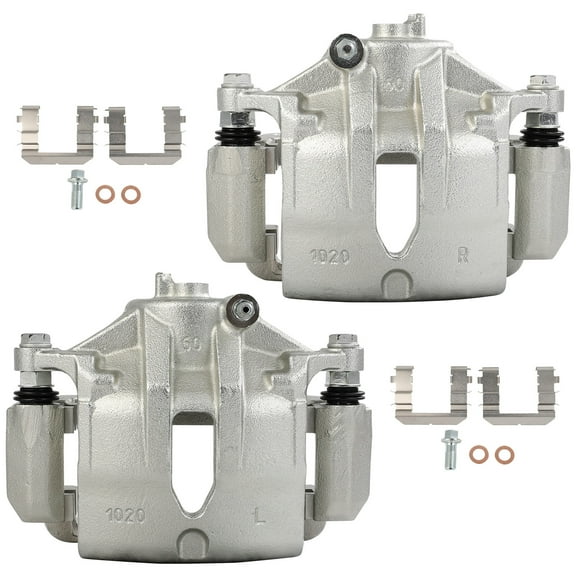 AUTOMUTO Front Left & Right 19B6402 19B6403 Disc Brake Calipers With Bracket Fit For 2010-2015 for Hyundai for Tucson,2011-2016 for Kia for Sportage [2PCS]
