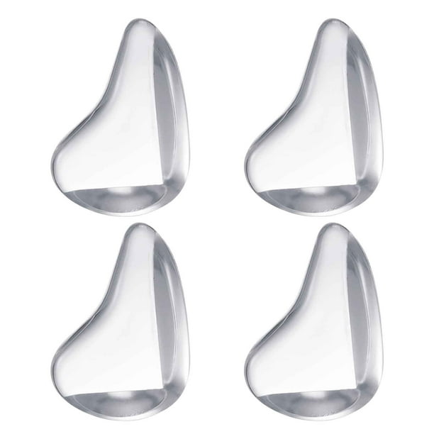 Xihbxyly Protectores de Esquinas Transparentes, Protectores de Mesa de Plástico Transparente, Silicona Suave No Tóxica, Amortiguación Segura para Mesas de Vidrio, Chimeneas y Armarios, Fácil Instalac