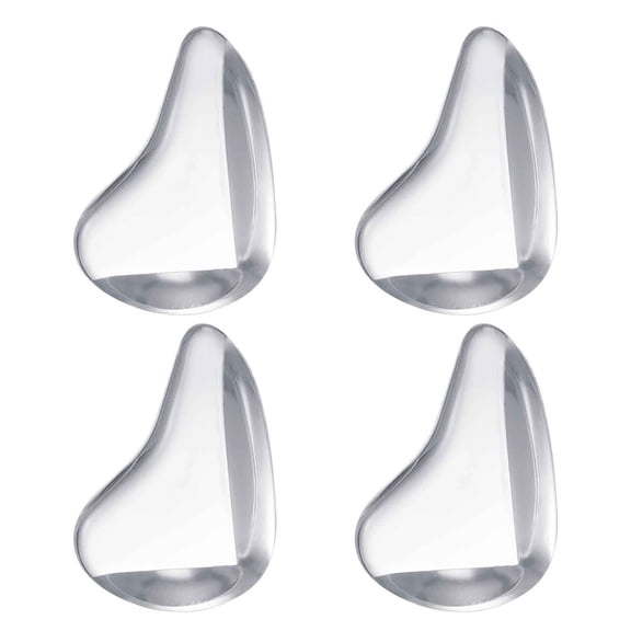 Zzbeans Transparent Corner Protectors, Child Safety Table Edge Guards Clear Plastic, Baby Proofing Silicone Bumpers for Furniture Desk Glass Coffee Table