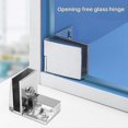 thumbnail image 4 of 4 Pack Glass Door Hinges Glass Cabinet Door Wine Cabinet Hinge Glass, 4 of 5