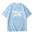 thumbnail image 4 of Girls Graphic Tee Short Sleeve Drop Shoulder Oversized Crew Neck Casual Print Summer T-Shirt (3-14Y), 4 of 4