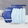 thumbnail image 2 of 8 Pieces Washable Cotton Menstrual Pads Friendly Period Products Reusable Sanitary Napkins with Storage Bag For Women, 2 of 8
