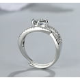 thumbnail image 5 of Wentin Reduced Rings Women Fashion Ring Open Adjustable Rings Cubic Zirconia Promise Rings For Her, 5 of 8
