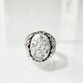 thumbnail image 4 of Dendritic Opal Mans Ring, Natural Dendrite Opal Ring, Silver Jewelry, 925 Silver Ring, Birthday Gift, Heavy Mens Ring, Arabic Design, Ottoman Style Ring, Christmas, Turkey Mens Signet Ring, 4 of 7
