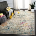 thumbnail image 3 of SAFAVIEH Madison Candelario Abstract Polka Dots Area Rug, Grey/Gold, 4' x 6', 3 of 8