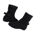 thumbnail image 2 of sweethay 2 piezas, zapatos cálidos para mujer, tacón plano, cierre de otoño, botas cortas térmicas, calzado de altura hasta los tobillos de terciopelo Calzado Talla 37 sweethay AP014778-01, 2 of 6