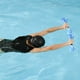 thumbnail image 4 of Mancuernas acuáticas 2 piezas Pesas de agua Ejercicio aeróbico Mancuernas de fitness Resistencia en piscina Entrenamiento de natación para principiantes Entrenamiento de natación, 4 of 5