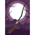 thumbnail image 2 of Underwraps UDW-30511OS-C Wizards Witch Broom Halloween Costume Accessory, 2 of 3