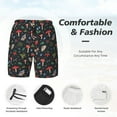 thumbnail image 5 of Fotbe Forest Flora and Insects Men’s Swim Trunks Quick Dry Swim Shorts Board Shorts with Mesh Lining-Large, 5 of 9