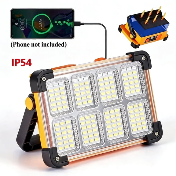 Solar portable lamp multifunctional projection lamp Portable emergency lamp Dengfeng camping lamp night market stall lamp