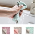 thumbnail image 3 of Joernso 5Pcs Water Absorbent Washing Dish Cloth Towel Rag Home Kitchen Clean Tablecloth, 3 of 8