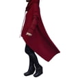 thumbnail image 2 of Innerwin Sweatshirt Long Sleeve Ladies Hoodies Autumn Solid Color Leisure Pullover Claret M, 2 of 3