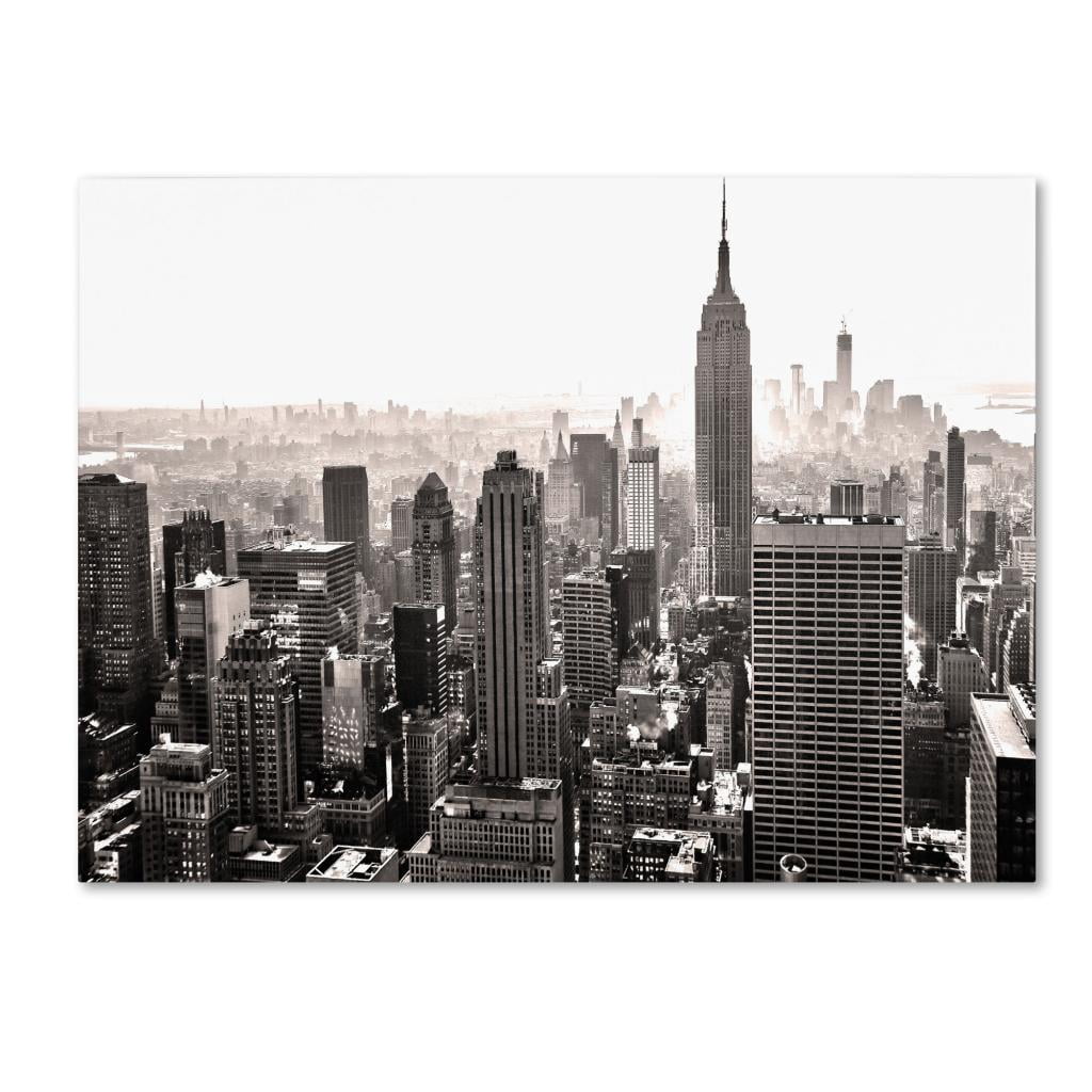 Trademark Fine Art "Manhattan" Canvas Art by CATeyes