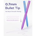 thumbnail image 4 of xianyou-Quick Dry Ink Colored Pens Set, 24 Colors Retractable Gel Pens, 0.7mm Fine Point Colorful Pens for Note Taking & Drawing, Colored Gel Pens with Comfort Grip for Office, School & Home, 4 of 4