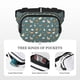 thumbnail image 5 of Fotbe Farm Animal Cangurera Cuadrada con Estampado de Doble Capa, Bolsa de Cintura Ajustable Mini para Hombres y Mujeres, 5 of 9