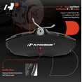 thumbnail image 6 of A-Premium 10.16 inch (258mm) Rear Vented Disc Brake Rotors + Ceramic Pads Kit Compatible with Select Ford, Lincoln and Mercury Models - Thunderbird/Cougar 1993-1997, Mark VIII 1993-1998, 6-PC Set, 6 of 8