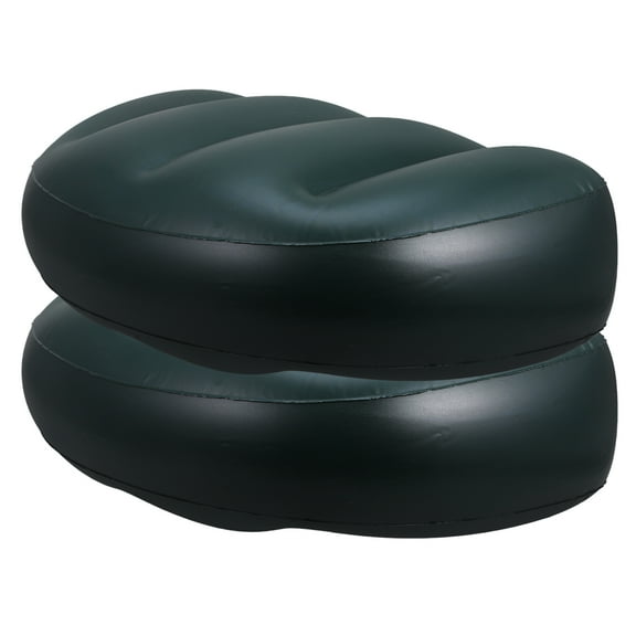 Foxnovo 2Pcs Lightweight PVC Fishing Cushion Green for Outdoor Boat Seating