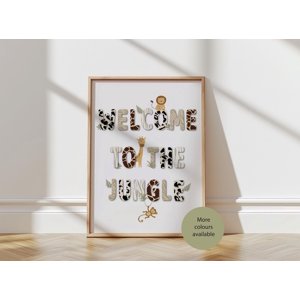Safari Nursery Jungle Animals Boho Style