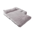 thumbnail image 4 of Cama cálida para perros, cama para mascotas para dormir, autocalentable, lavable, cama suave para perros y gatos para otoño e invierno, colchón para gris XL, 4 of 10