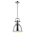 thumbnail image 3 of Yep by Golden Lighting Duncan 1-light 9in Rod Hung Pendant in Pewter, 3 of 7