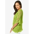 thumbnail image 3 of Jessica London Women's Plus Size Crochet Cardigan, 3 of 4
