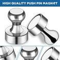 thumbnail image 3 of NAISHIER 25Pcs Fridge Magnet Refrigerator Magnets for Whiteboard, Strong Magnets Fridge Magnets Adult, Small Push Pin Magnets for Whiteboard, Office, Classroom, Map Magnets, Thumb Tacks Magnets, 3 of 5