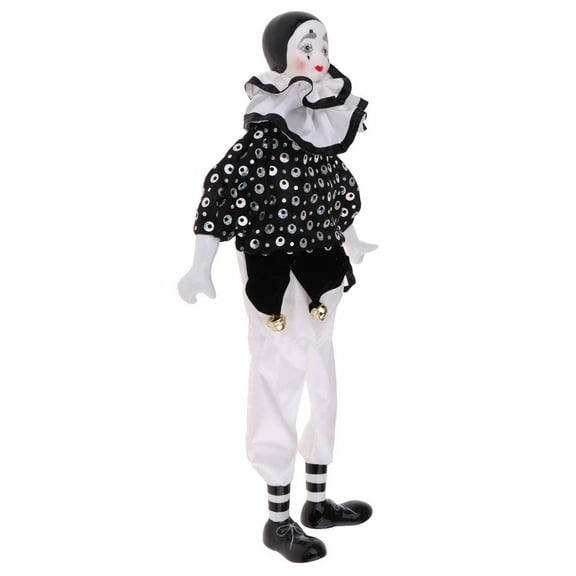 Muñecpariencia 15 Pulgadas con Atuendos , Muñecrlequín Divertida, Accesorios de , CUTICAT Muñecas de porcelana payaso