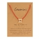 thumbnail image 1 of Pulseras para mujer, regalos para mujer, tarjeta de papel, doce cuerdas de nailon, collar con colgante de aleación, regalo festivo, pulsera de tarjeta de papel., 1 of 3