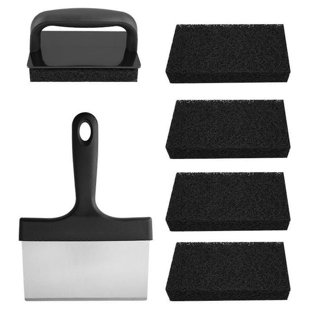 Bbq Grill Cleaning Brushes Set Strong Detergency Cleaning Brush & Scraper For Removing Bbq Grill Stains