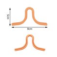 thumbnail image 4 of Sello De Puente Nasal De Silicona Antiniebla Suave De 2 Piezas Para Máscara naranja Sunnimix tira de puente lavable, 4 of 4