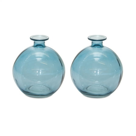 Maykoosh Glass Bubble Vase (Set Of 2)