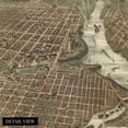 thumbnail image 2 of 1895 Ottawa Ontario Canada Map - Old Map of Ottawa  -  History Map of  Ontario Canada  with Views of Principal Business Buildings Wall Art Poster, 2 of 8