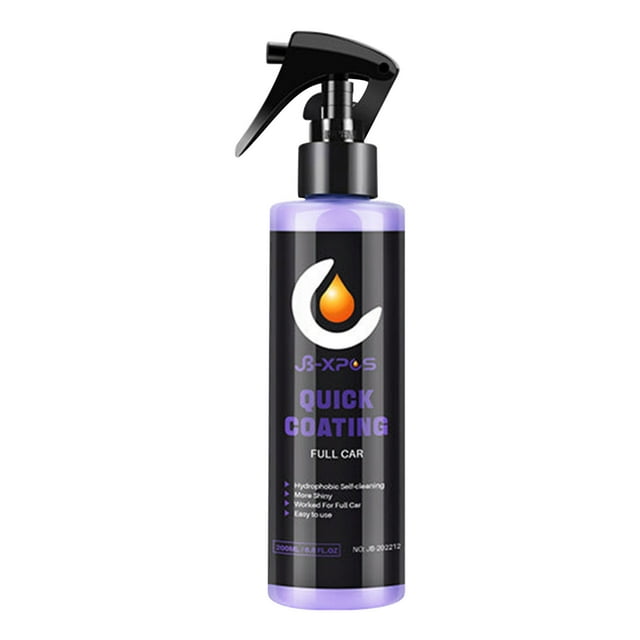 Spray de 50 ml para recubrimiento de coche - Pulidor y cera hidrofóbicos para pintura, cristal, llantas - resistente a arañazos, protección UV, brillo duradero
