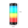 thumbnail image 3 of EGNMCR Portable Speaker With Colored Light Bluetooth Speaker Bluetooth 5.0 Also Compatible With TFCard, AUX Cable, USB Flash Drive, Gift, 3 of 6