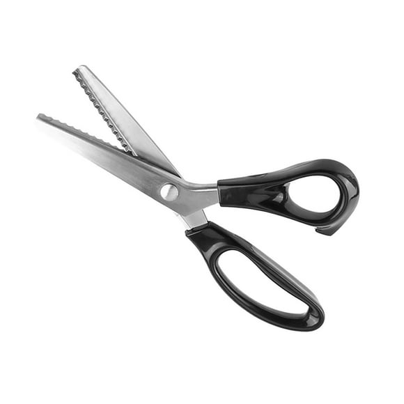 Professional Dressmaking Pinking Shears Scissors, Stainless Steel Blades, Triangle Edge 3/5/7mm, for Fabrics and Craft