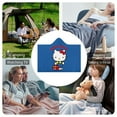 thumbnail image 2 of Hello Kitty Hooded Blanket Poncho, Wearable Hooded Blanket Cozy Soft Warm Plush Fleece Blanket for Adult Women Men 60x80, 2 of 6