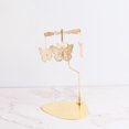 thumbnail image 2 of Rotating Spinner Candle Tea Light Holder Table Candleholder Moon Light Holder Home Desktop Decor Butterfly, 2 of 8