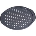 thumbnail image 1 of Cacerola antiadherente para pizza de acero al carbono de 14 pulgadas con bandeja para hornear pizza con agujeros, 1 of 5