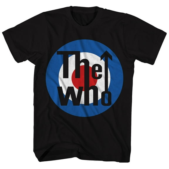 Men's Who The Who Classic Target Logo Tee T-shirt XX-Large Black