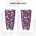 thumbnail image 3 of Fotbe Cute Squirrel Floral Pattern 20 oz Tumbler Stainless Steel Vacuum Insulated Coffee Ice Cup Double Wall Travel Flask Leak-proof Coffee Cup-Without Straw, 3 of 8