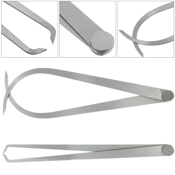 HEANUJJ 2-Piece Steel Caliper Set for Pottery Crafting and Precision Measuring Tools
