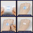 thumbnail image 2 of 50 Uds PU Transparente Impermeable Tirita Invisible Hemostasia Yeso para Heridas, 2 of 5