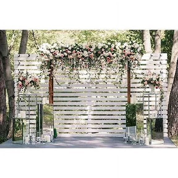 Wedding Party Background Photography Curtain Gard Flower Photocall Backdrop Childr Studio Photobooth Accessories