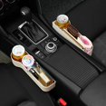 thumbnail image 2 of Organizador de relleno para espacio de asiento de coche, caja de almacenamiento para organizador de asiento de coche entre asientos, organizadores de coche y espacio de almacenamiento para asiento delantero, paquete de 2 ajustes universales oso de fresa Electrónica, 2 of 4