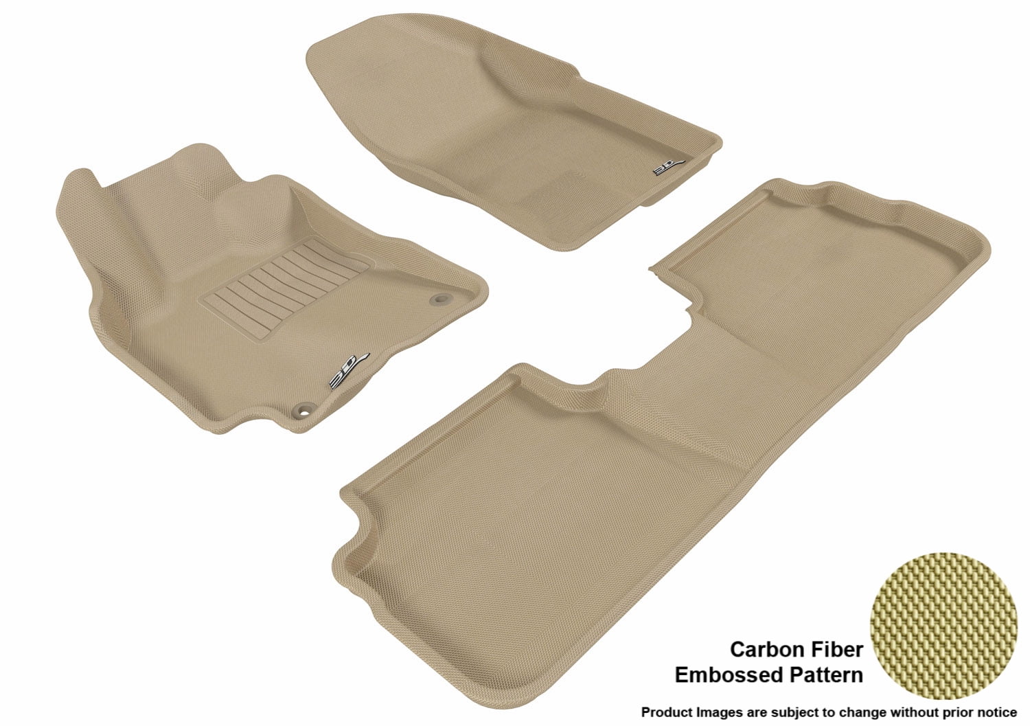 "3D MAXpider AllWeather Custom Fit Floor Liners for Toyota Corolla