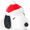 White/Kids, variant on Peanuts Family Christmas Character 3D Scuff Slippers, Kids to Adult Sizes