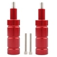 thumbnail image 4 of Pack 2 Antiniebla Moto Soporte Faro Montaje Guardabarros Universal Rojo kusrkot Soporte de faro, 4 of 8