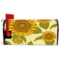 thumbnail image 2 of Coolnut Magnetic Mailbox Cover, Vintage Sunflower Pattern Post Mail Box Cover Mail Wraps Cover, Standard Size 20.7" L x 18" W, 2 of 5