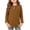 Brown, variant on Girls Boys Long-Sleeve Ribbed Knit Base Layer Top Soft Comfortable Round-Neck T-Shirt for Spring/Fall Beige Size 2T