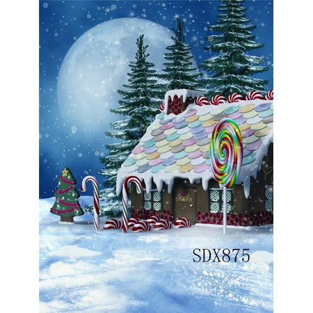 Image of 5x7ft Christmas Photography Backdrops Christmas Decorations Photo Studio Background Props
